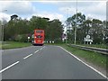 A44 approaching Bladon roundabout