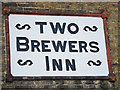 Two Brewers Inn sign