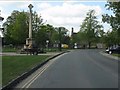 Broadway - High Street at the war memorial