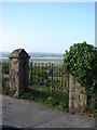 Gates at Pen-clawdd cemetery