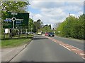 A44 approaches the Evesham bypass