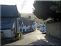 Steep hill through Berrynarbor