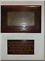 Holy Trinity, Colden Common: memorials (3)