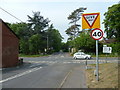 Road signs in Upper Church Road