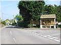 Bus shelter on junction of Bendy Bow and The Street, Oaksey