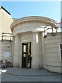 Library entrance in St John