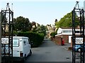 Devizes Castle and a white van, St John