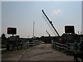 Barriers closing on Purton Lower Bridge