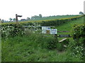 Dead end footpath starting at Kitnocks Hill