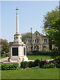 TF6219 : The war memorial in Tower Gardens, King's Lynn by Evelyn Simak