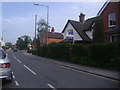 Houses along A324, Brookwood