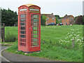 Phone box at Alstone