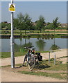 Bicycle parking in Northala Fields