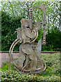 Welder sculpture