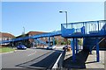 Blue footbridge in Northern Road (2)
