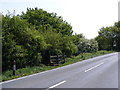 TM3976 : A144 Bramfield Road & footpath to Mell Road by Geographer