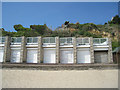 Modern style beach huts - Swanage Bay