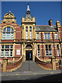 Steps to Chorley Library from Union Street