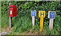 Letter box near Carrickfergus