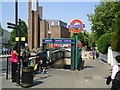 Entrance to Warwick Avenue underground station