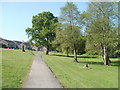 Path on the north side of Blackwater Close, Bettws, Newport