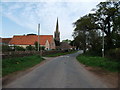 Winterbourne Church and medieval barn