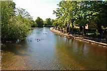 SK2268 : The River Wye at Bakewell by Mr Eugene Birchall
