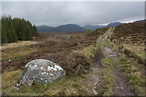 NN6390 : Track to Loch Caoldair by Dorothy Carse