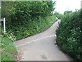 Junction of minor roads near Waxway