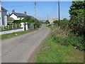 Country lane through Heol-y-mynydd