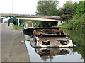 Nottingham Canal: sunken cabin cruiser