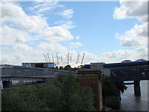 TQ3981 : View of the O2 from the A13 by Robert Lamb