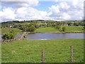 Causeway on Upper Foulridge Reservoir