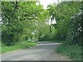 Road near Evershaw Farm