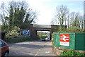 TQ3648 : Railway bridge over the A22, South Godstone by N Chadwick