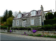NX4855 : Fine stone house near A75 at Kirkmabreck, Galloway by Anthony O'Neil