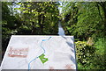 Information board, Croydon Canal, Betts Park