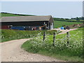 Track to barn near Charndon