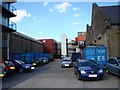 Flats and car park, Trinity Buoy Wharf