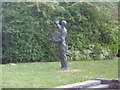 Statue, Templecombe railway station