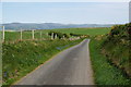 Hilltop lane south of Borth