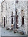 Terraced house fronts in Footdee