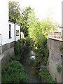 The Quaggy River west of Lee High Road (A20)