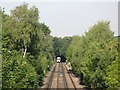 Railway lines northwest of Kidbrooke station