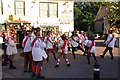 Morris dancers outside the Red Lion