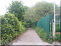 Footpath - end of Wood Lane