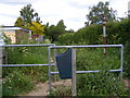 TM2955 : Footpath to the B1078 Border Cot Lane by Geographer