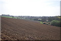 Ploughed field to Gibbs Brook