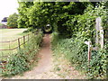 Footpath to All Saints Church & the B1438 High Street