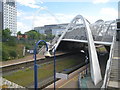 TQ1885 : Wembley Stadium station and White Horse Bridge by Nigel Cox
